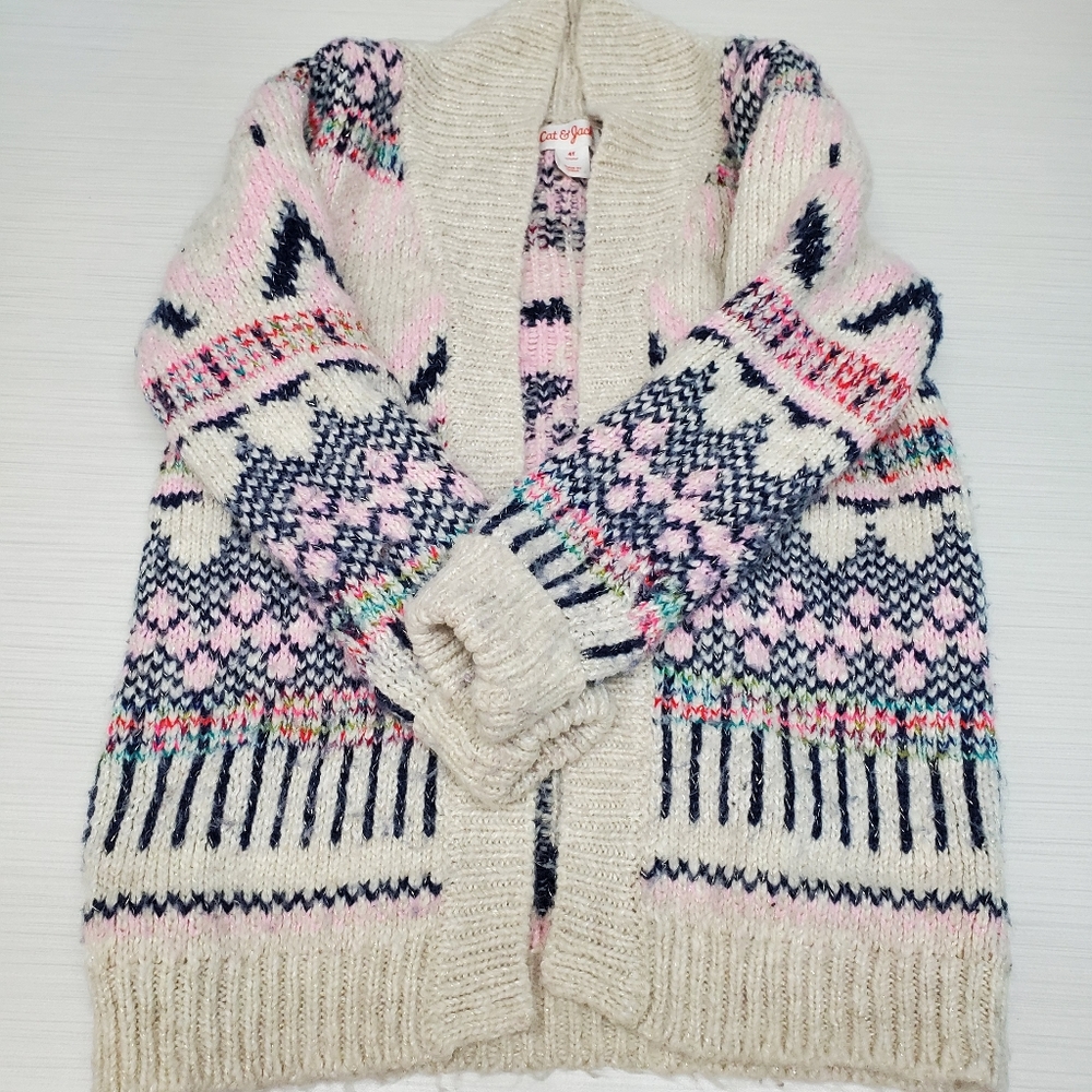 Cat & Jack toddler girls cardigasn, 4T